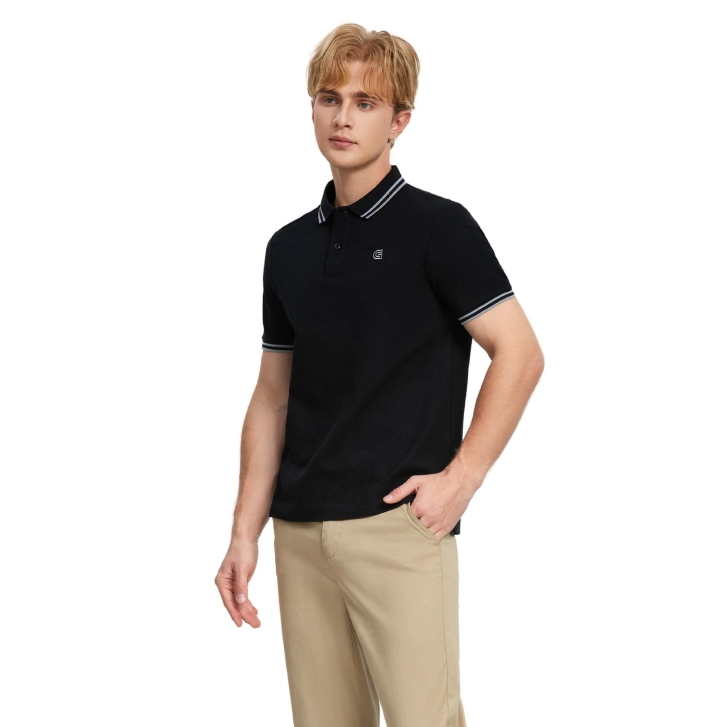 Men's Pique Solid Polo