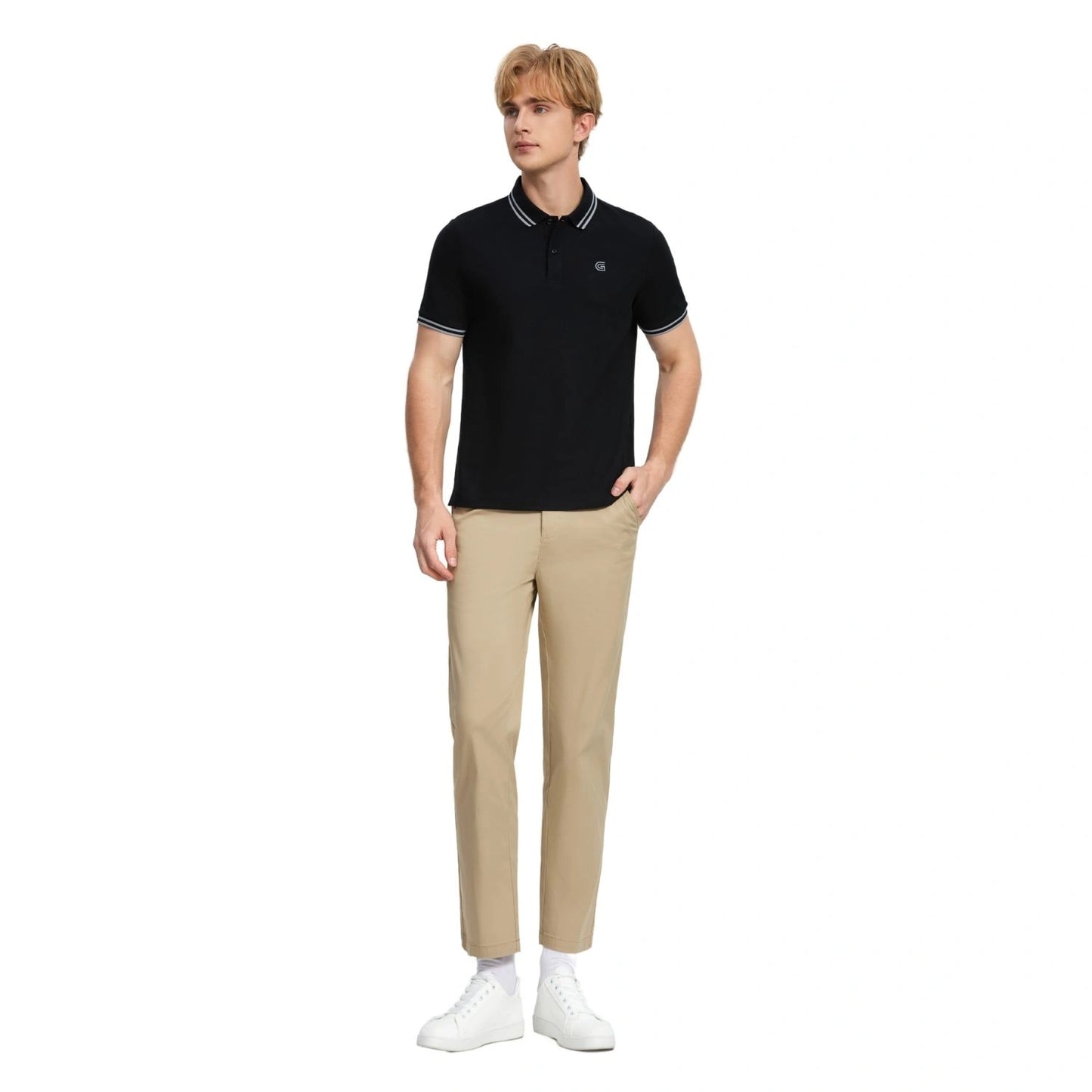 Men's Pique Solid Polo