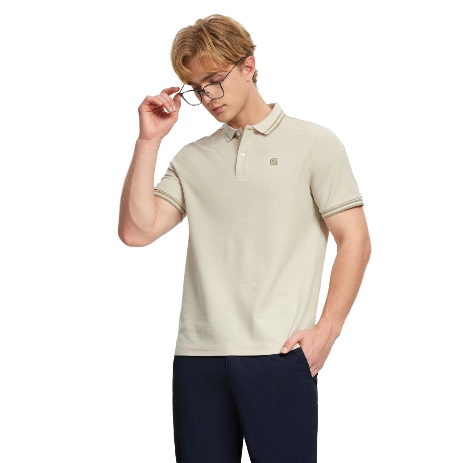 Men's Pique Solid Polo