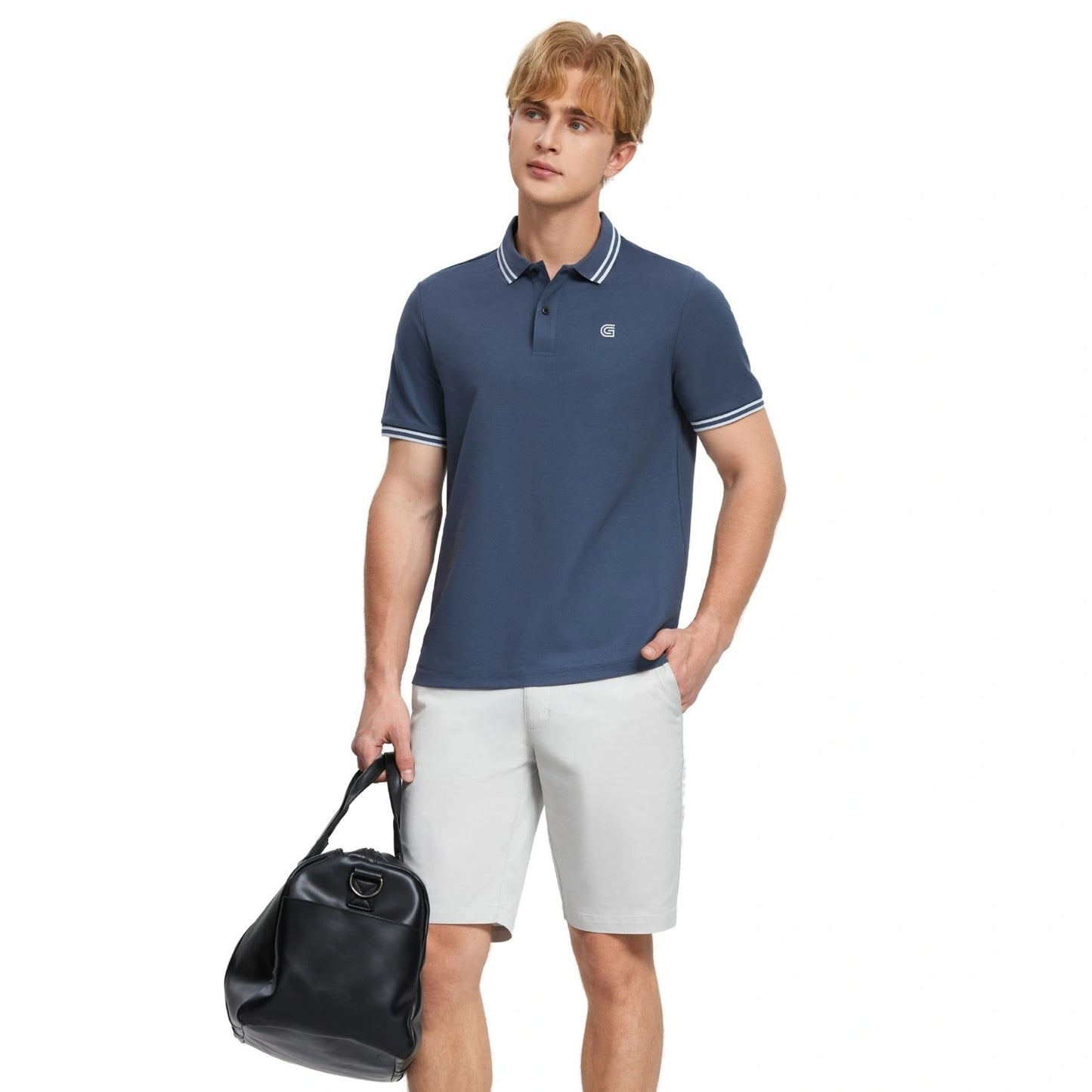 Men's Pique Solid Polo