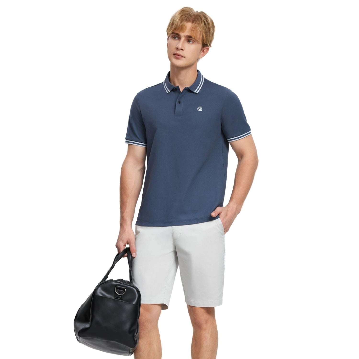 Men's Pique Solid Polo