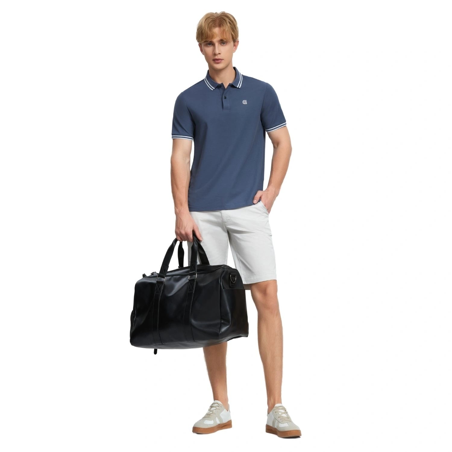 Men's Pique Solid Polo