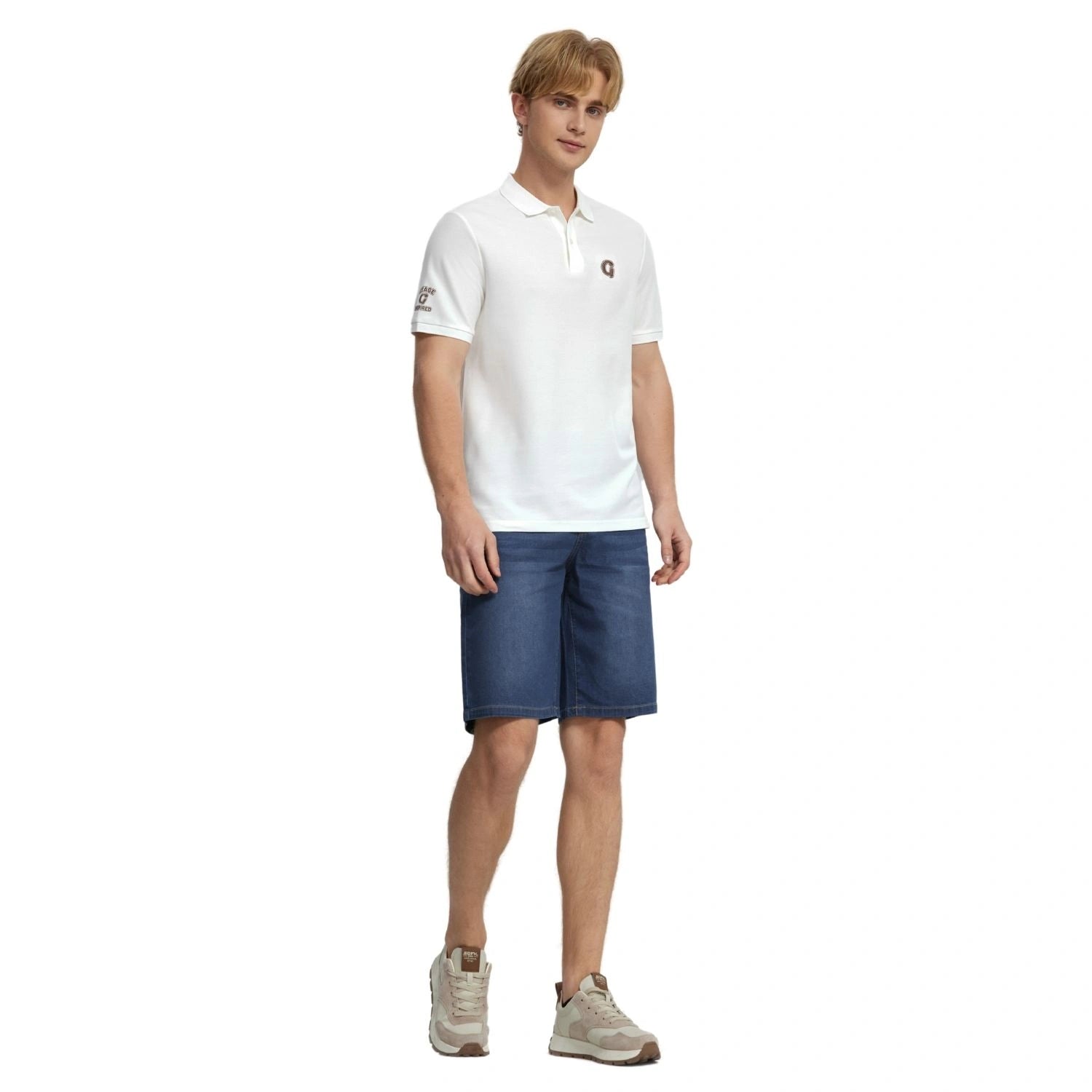 Men's Short Sleeve Solid Polo