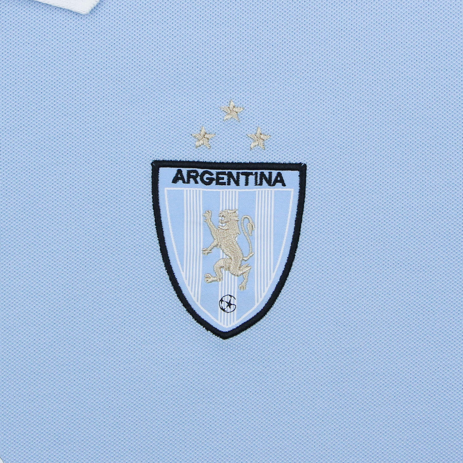 Men Slim Cotton Lycra World Cup Embroidered Polo