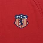 Men Slim Cotton Lycra World Cup Red Polo