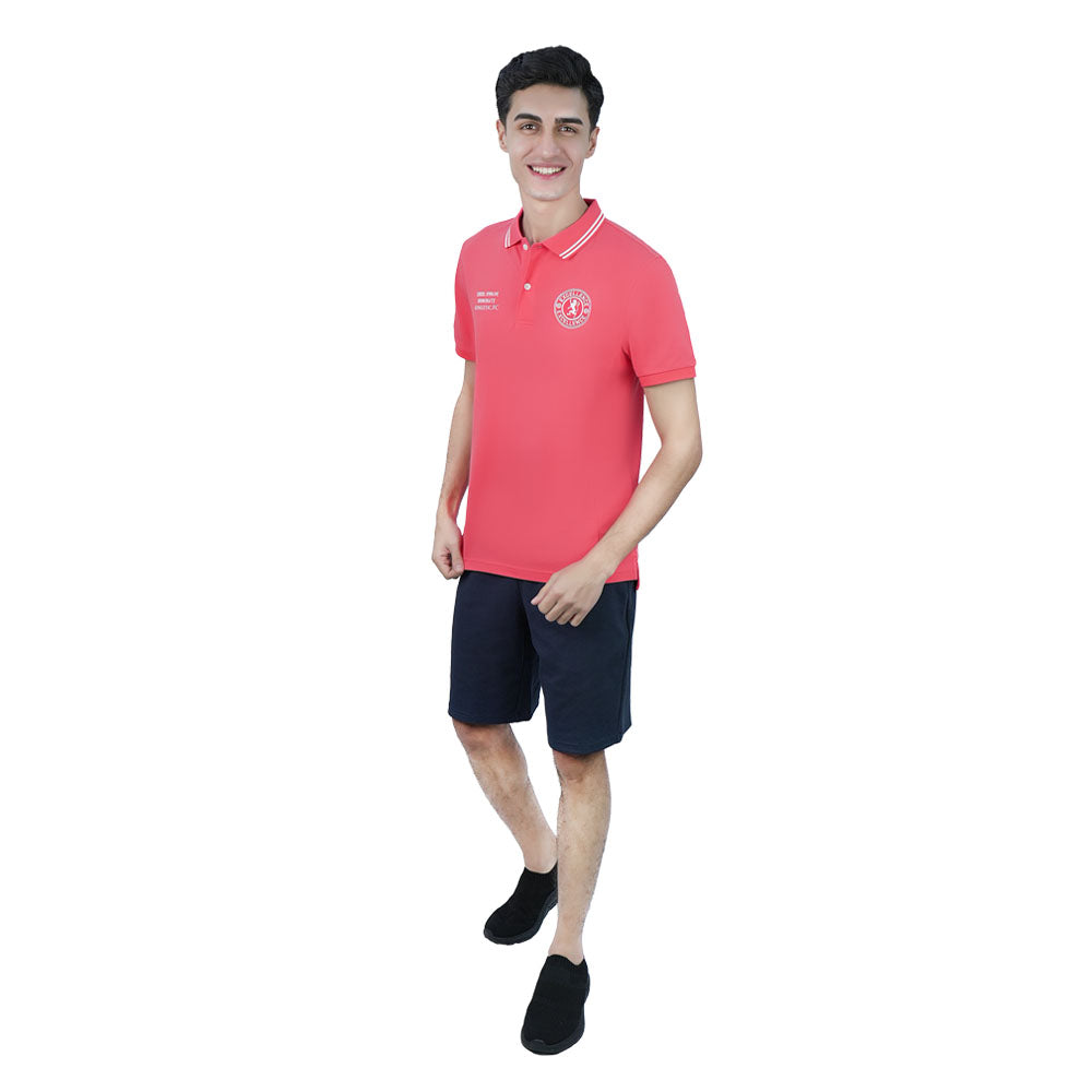 Men Relaxed Cotton Lycra World Cup Polo