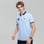 Men's Cotton Slim Fit Polo With Embroidery