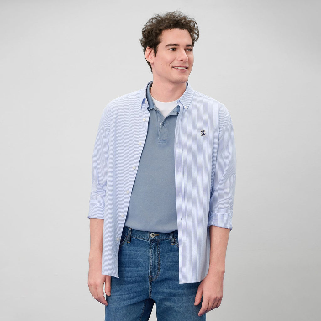 Men’s Slim Fit Pique Garment Dye Polo