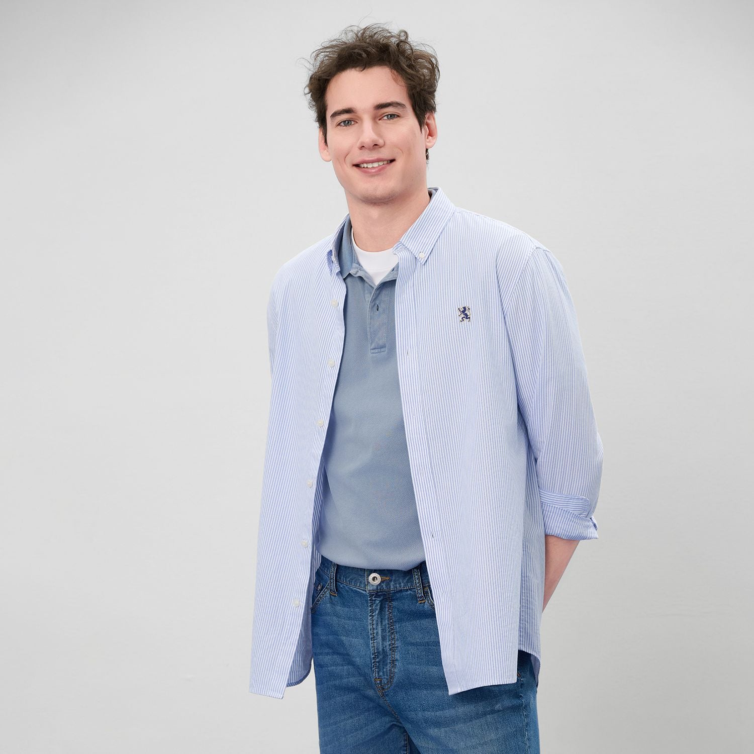 Men’s Slim Fit Pique Garment Dye Polo