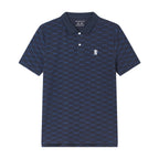 Men’S Cotton Slim Pique Polo With Pattern Print