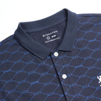Men’S Cotton Slim Pique Polo With Pattern Print