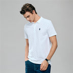 Men’S Cotton All Over Patter Print Polo