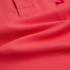 Men’s Slim Fit 3D Lion Embroidery Lycra Pique Polo