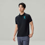 Men’s Slim Fit 3D Lion Embroidery Lycra Pique Polo