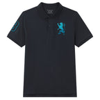 Men’s Slim Fit 3D Lion Embroidery Lycra Pique Polo