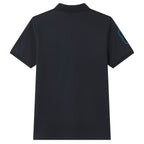 Men’s Slim Fit 3D Lion Embroidery Lycra Pique Polo