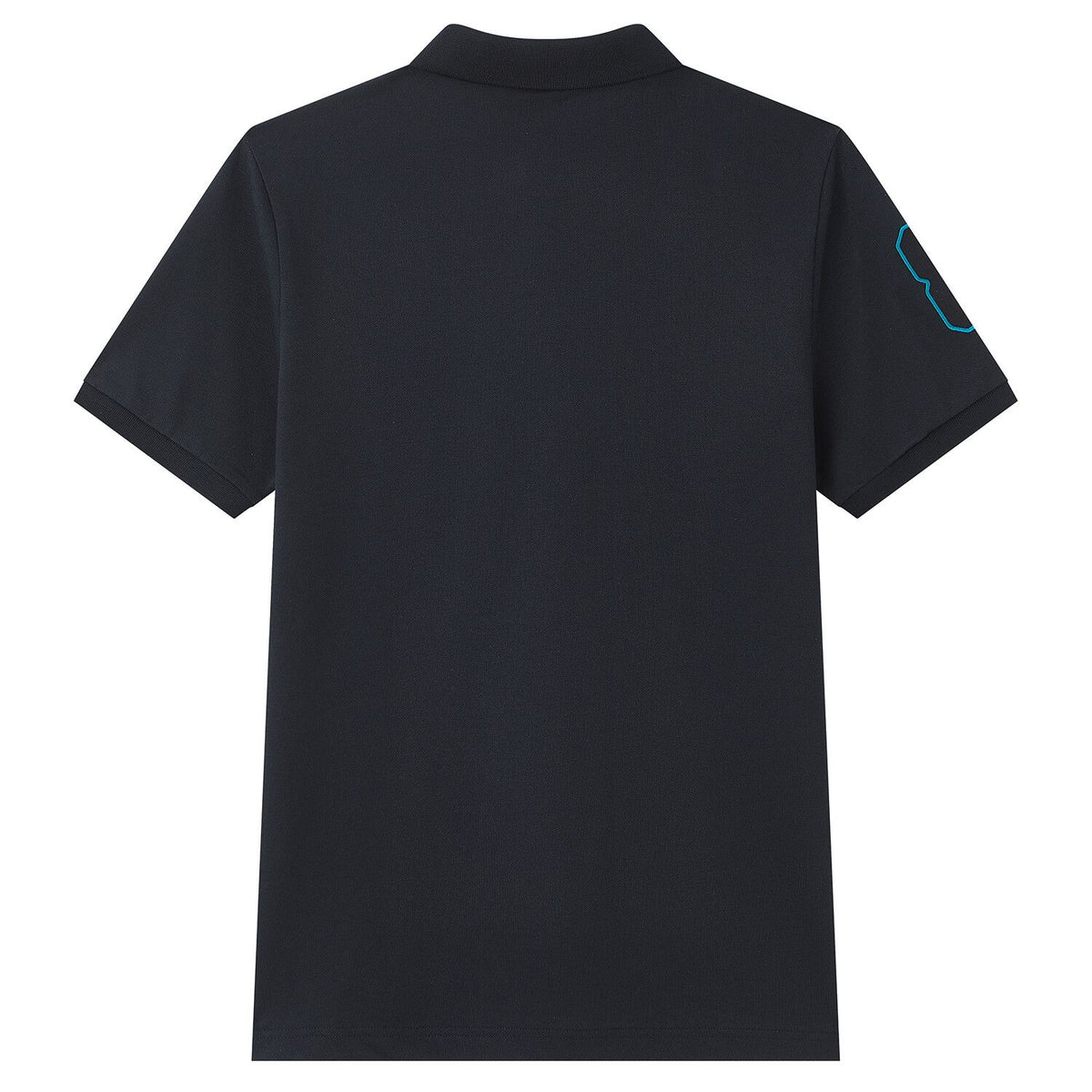Men’s Slim Fit 3D Lion Embroidery Lycra Pique Polo