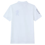 Men’s Slim Fit 3D Lion Embroidery Lycra Pique Polo