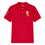 Men’s Slim Fit 3D Lion Embroidery Lycra Pique Polo