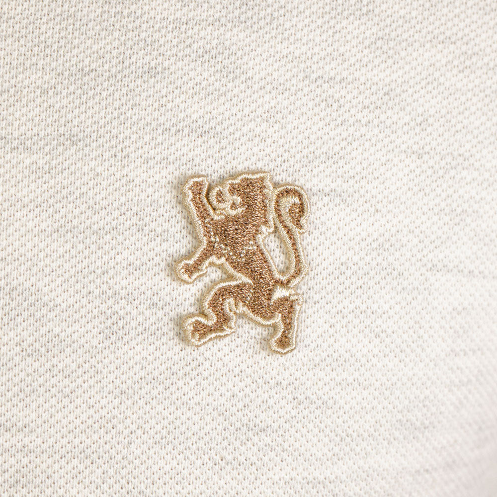 Men Slim Cotton Embroidered Pique Polo