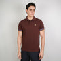 Men’s Cotton Slim Performance Polo with Small Lion Embroidery