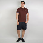 Men’s Cotton Slim Performance Polo with Small Lion Embroidery