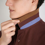 Men’s Cotton Slim Performance Polo with Small Lion Embroidery