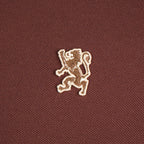 Men’s Cotton Slim Performance Polo with Small Lion Embroidery