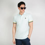 Men’s Cotton Slim Performance Polo with Small Lion Embroidery