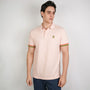 Men’s Cotton Slim Performance Polo with Small Lion Embroidery