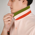 Men’s Cotton Slim Performance Polo with Small Lion Embroidery