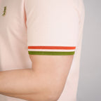 Men’s Cotton Slim Performance Polo with Small Lion Embroidery