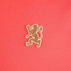 Men’s Cotton Slim Performance Polo with Small Lion Embroidery