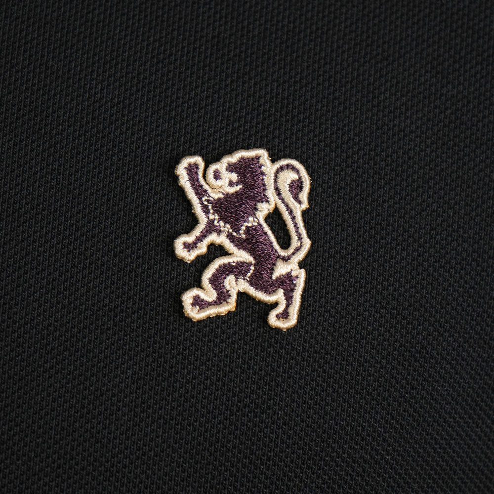 Men’s Cotton Slim Performance Polo with Small Lion Embroidery