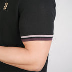 Men’s Cotton Slim Performance Polo with Small Lion Embroidery