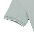 Men’s Slim Pique Solid Polo with Flat Knit Collar