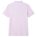 Men’s Slim Pique Solid Polo with Flat Knit Collar