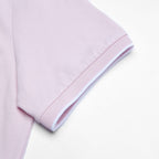 Men’s Slim Pique Solid Polo with Flat Knit Collar