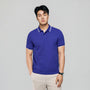 Men’s Slim Pique Solid Polo with Flat Knit Collar