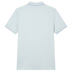 Men’s Slim Pique Solid Polo with Flat Knit Collar