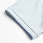 Men’s Slim Pique Solid Polo with Flat Knit Collar