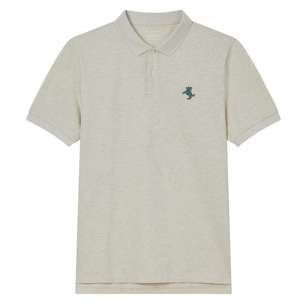 Men's 3G Small Napoleon Slim Melange Polo