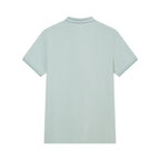 Men’s Slim Pique Polo with Contrast Collar & Signature Embroidery