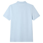 Men's Slim Fit Small Lion Zipper Polo