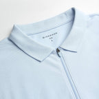 Men's Slim Fit Small Lion Zipper Polo