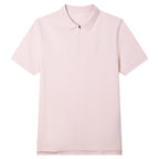 Men's Slim Fit Small Lion Zipper Polo