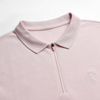 Men's Slim Fit Small Lion Zipper Polo