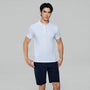 Men Slim Cotton Nylon Pique Polo
