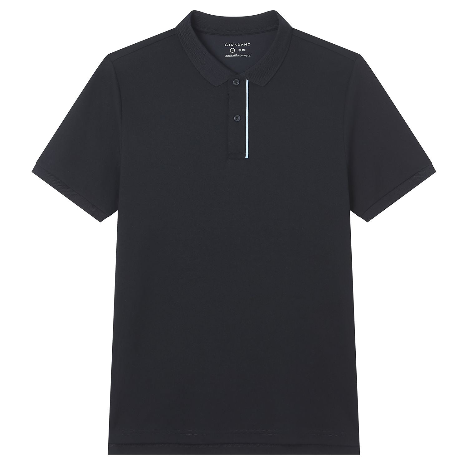 Men Slim Cotton Nylon Pique Polo