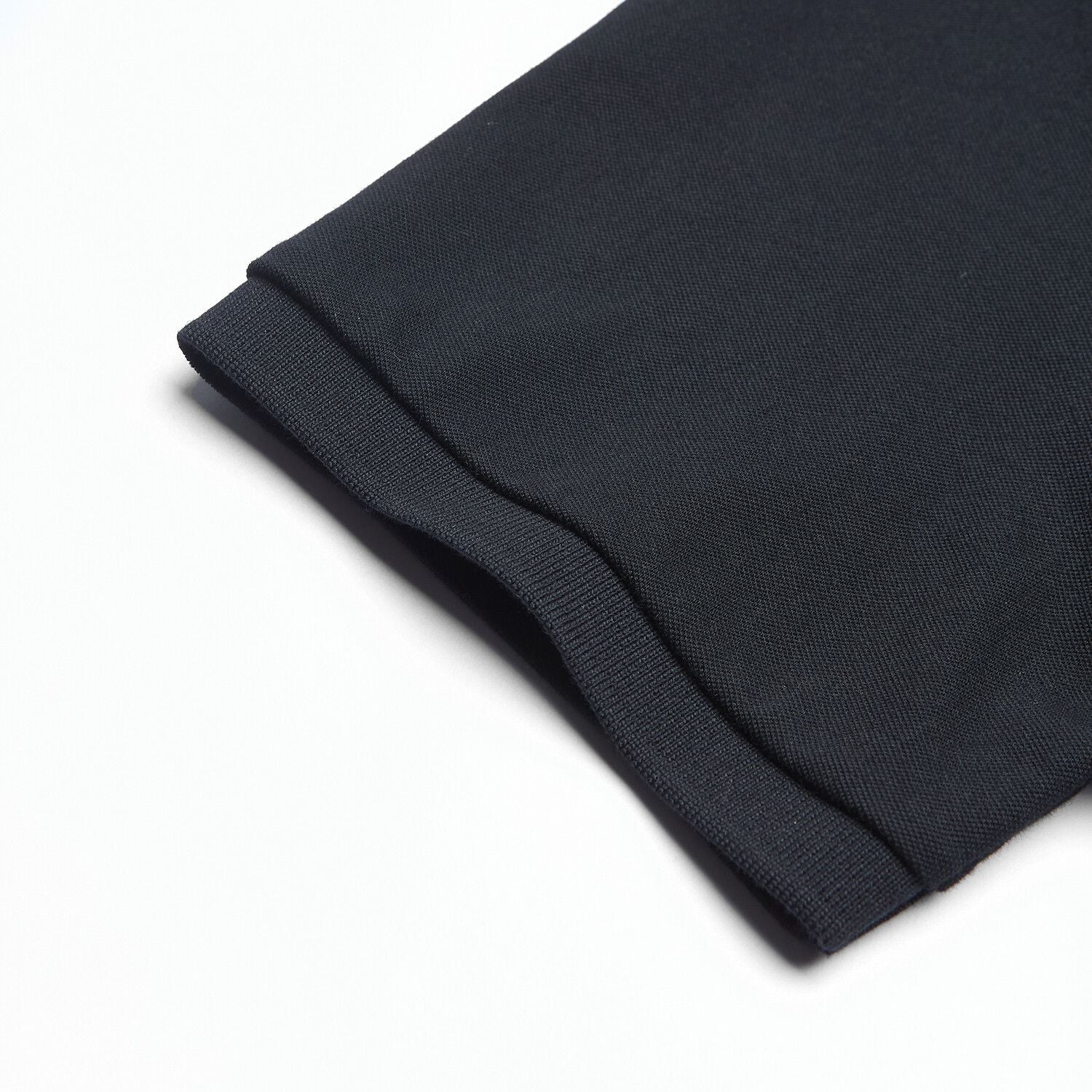 Men Slim Cotton Nylon Pique Polo